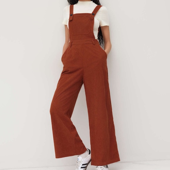 Cider Corduroy Wide Leg‎ Jumpsuit - Picture 1 of 11